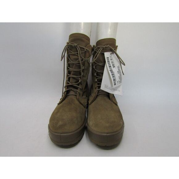 Mens Size 5.5 W Tan Suede Laces Tatical Military Combat Boots main image 6